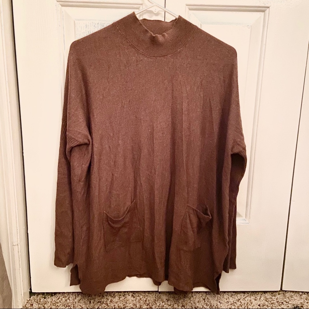 Romeo and Juliet Couture Mock Neck Sweater